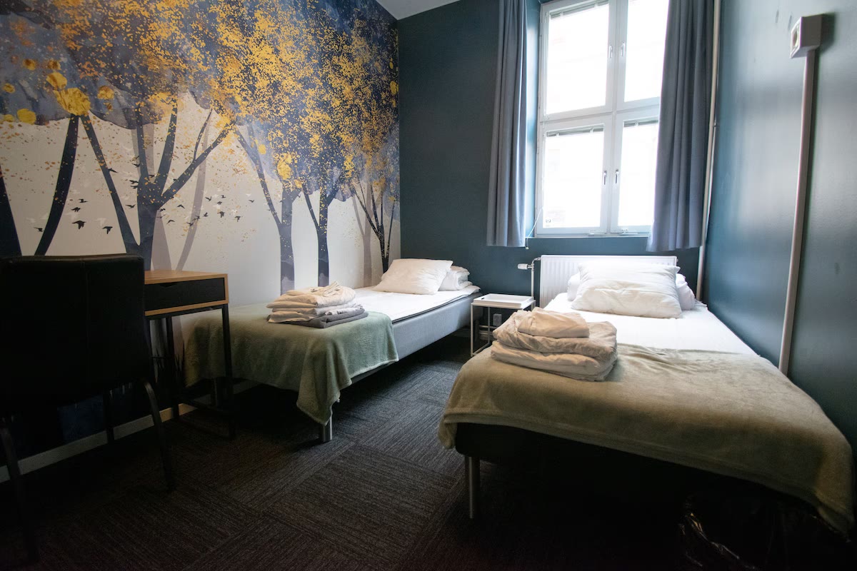 Double room with two beds at Mini-Hotel Borås